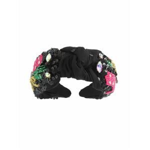 NEW SOPHIA COLLECTION women's western sequins embellished top knotted headband i